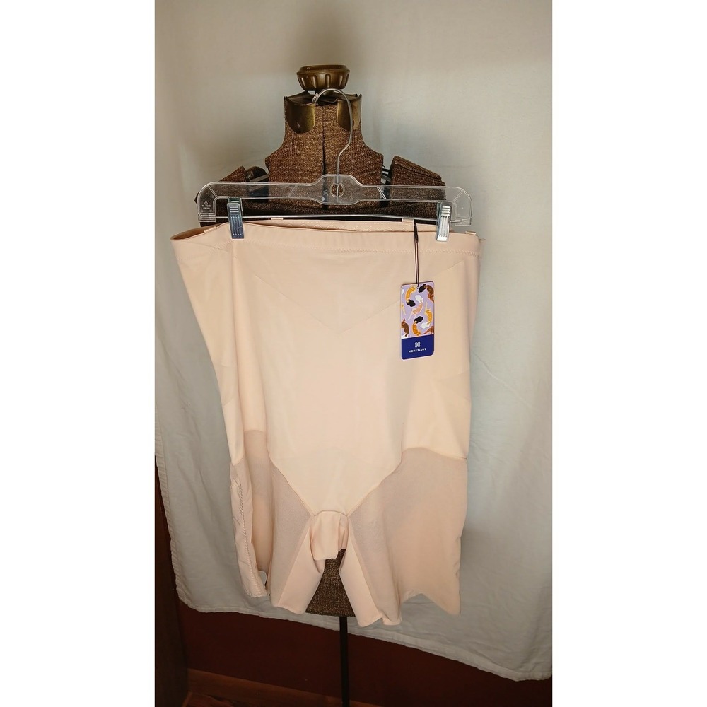 Honeylove SuperPower Short High Waisted Shapewear Sand 3X New With Tags